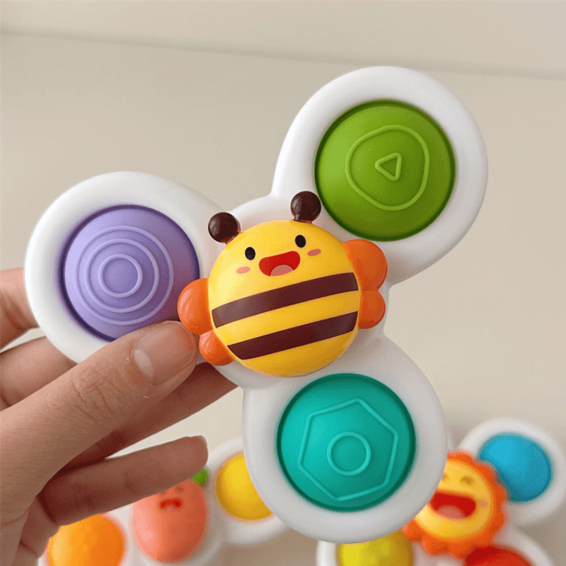 Isabella & Co.™ Suction Cup Spinner Toys - 3 Pack